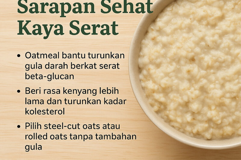 Manfaat Oatmeal untuk Diabetes dan Obesitas